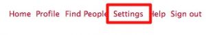 Twitter _ Home Link to Twitter settings