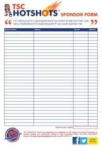 hotshots sponsor form